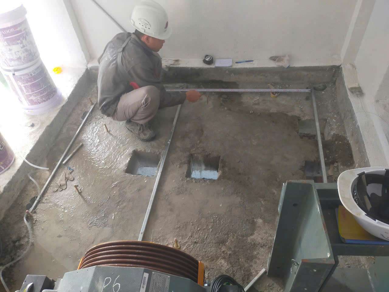 Đội Ngũ Kỹ Sư Thi Công Hạng Mục Thang Máy Chung Cư Bình An 24 tầng.